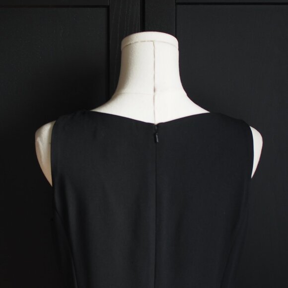 Nygard Collection | Vintage, Gorgeous, Classic Black Shift Dress - Picture 5 of 5